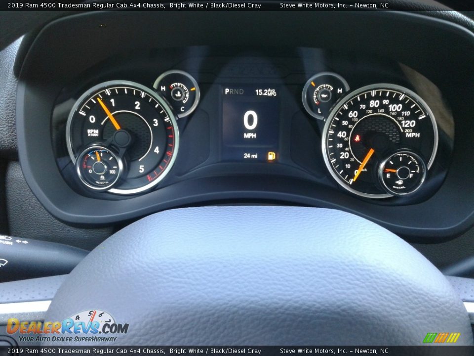 2019 Ram 4500 Tradesman Regular Cab 4x4 Chassis Bright White / Black/Diesel Gray Photo #17