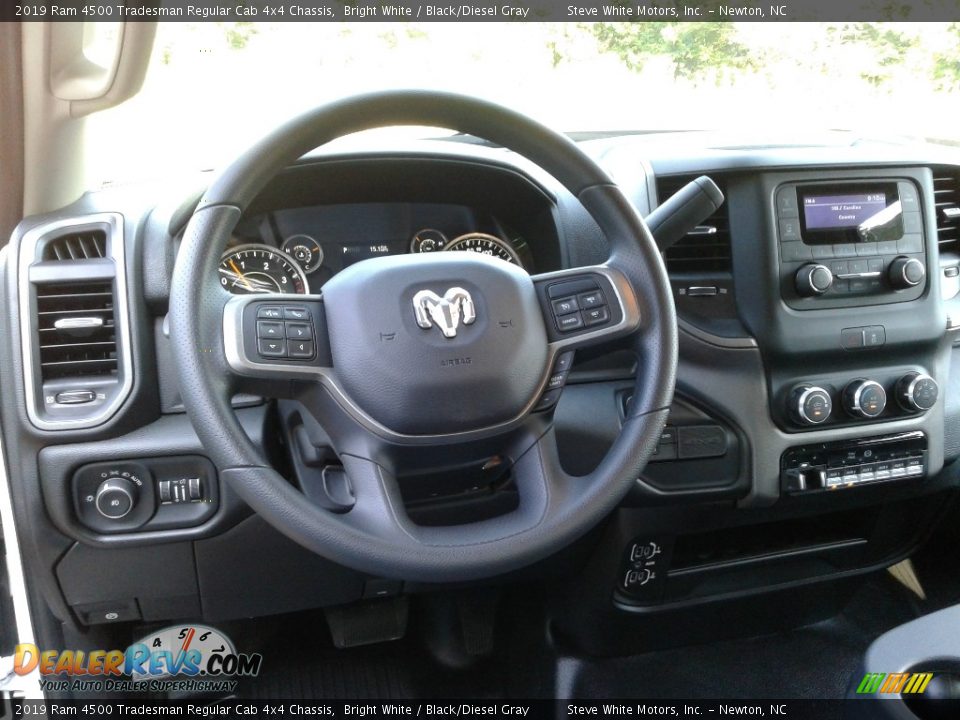 2019 Ram 4500 Tradesman Regular Cab 4x4 Chassis Bright White / Black/Diesel Gray Photo #24