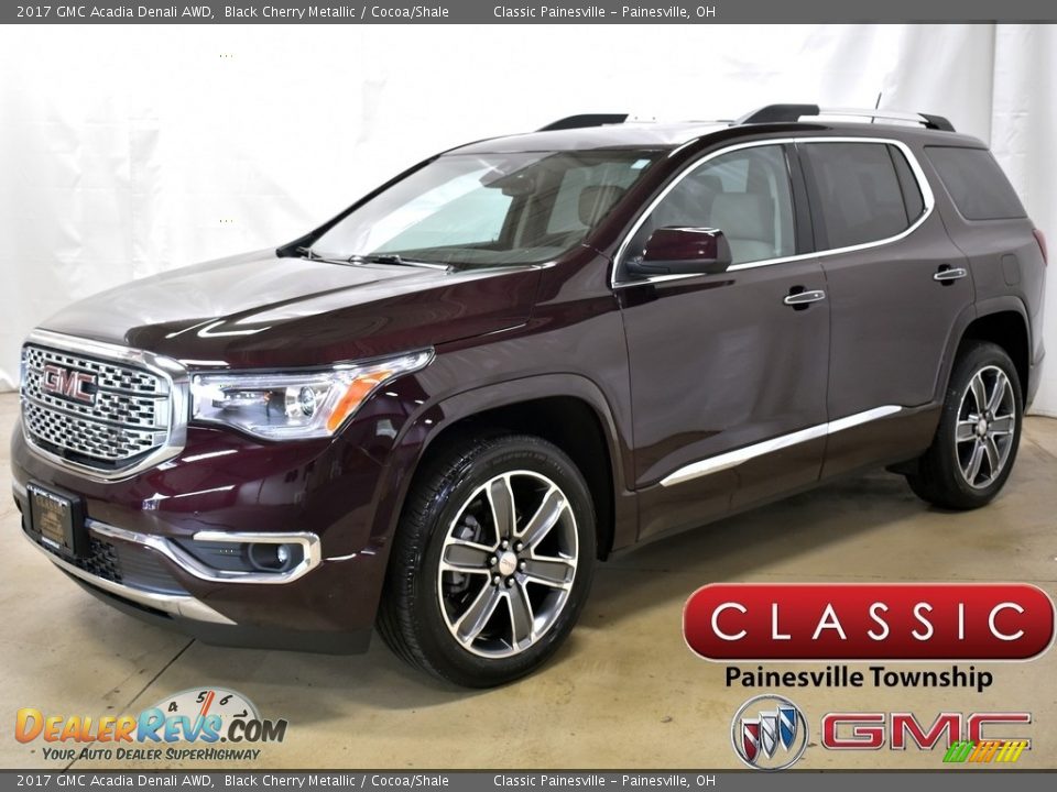2017 GMC Acadia Denali AWD Black Cherry Metallic / Cocoa/Shale Photo #1