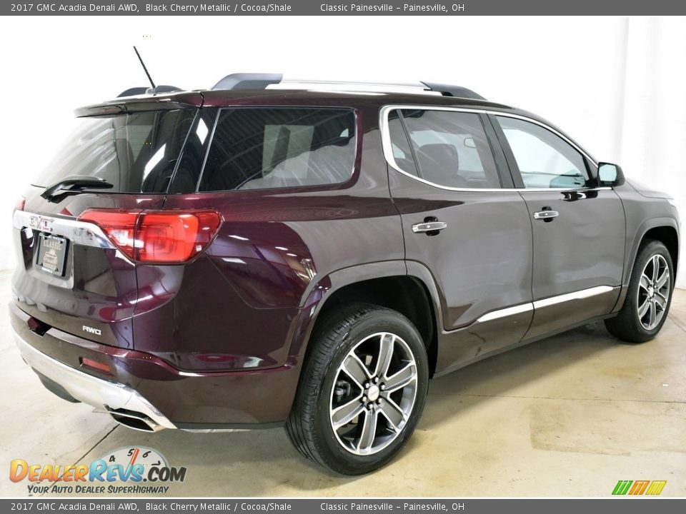 2017 GMC Acadia Denali AWD Black Cherry Metallic / Cocoa/Shale Photo #2