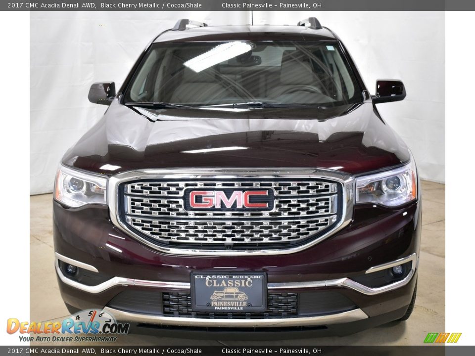 2017 GMC Acadia Denali AWD Black Cherry Metallic / Cocoa/Shale Photo #4