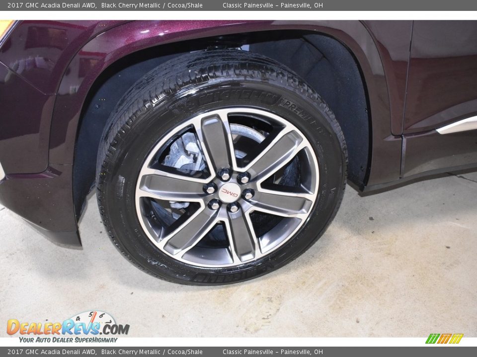 2017 GMC Acadia Denali AWD Black Cherry Metallic / Cocoa/Shale Photo #5