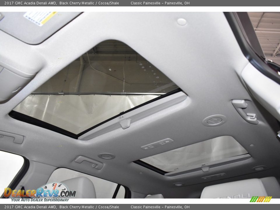 2017 GMC Acadia Denali AWD Black Cherry Metallic / Cocoa/Shale Photo #6