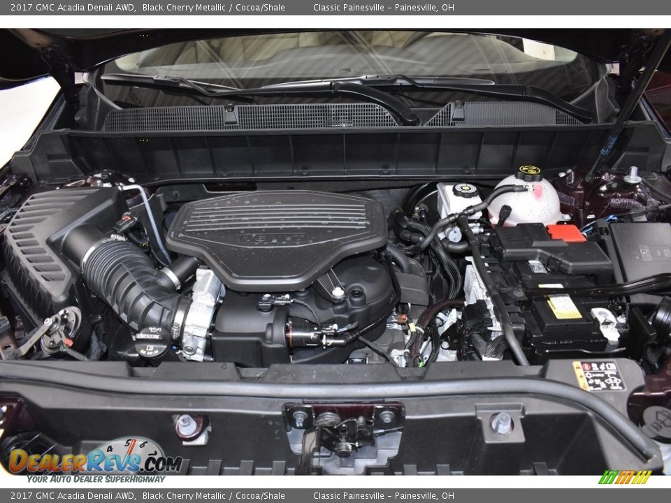 2017 GMC Acadia Denali AWD Black Cherry Metallic / Cocoa/Shale Photo #7