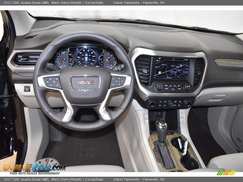 2017 GMC Acadia Denali AWD Black Cherry Metallic / Cocoa/Shale Photo #13