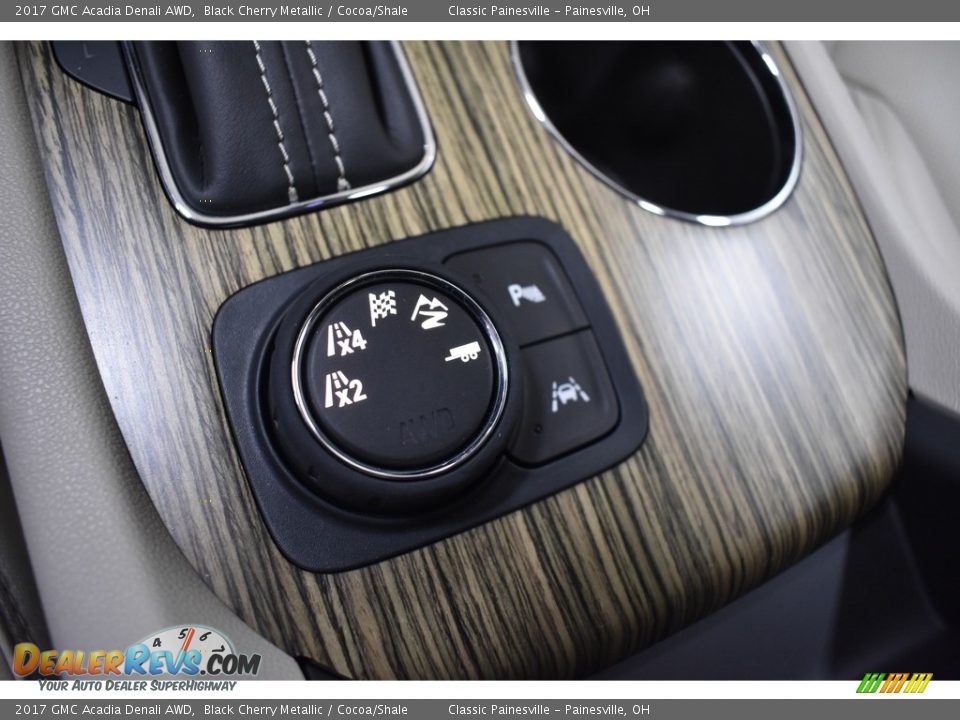 2017 GMC Acadia Denali AWD Black Cherry Metallic / Cocoa/Shale Photo #16