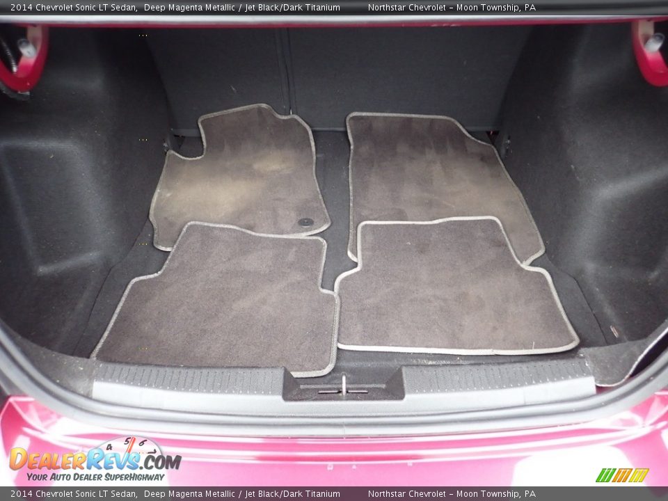 2014 Chevrolet Sonic LT Sedan Deep Magenta Metallic / Jet Black/Dark Titanium Photo #7