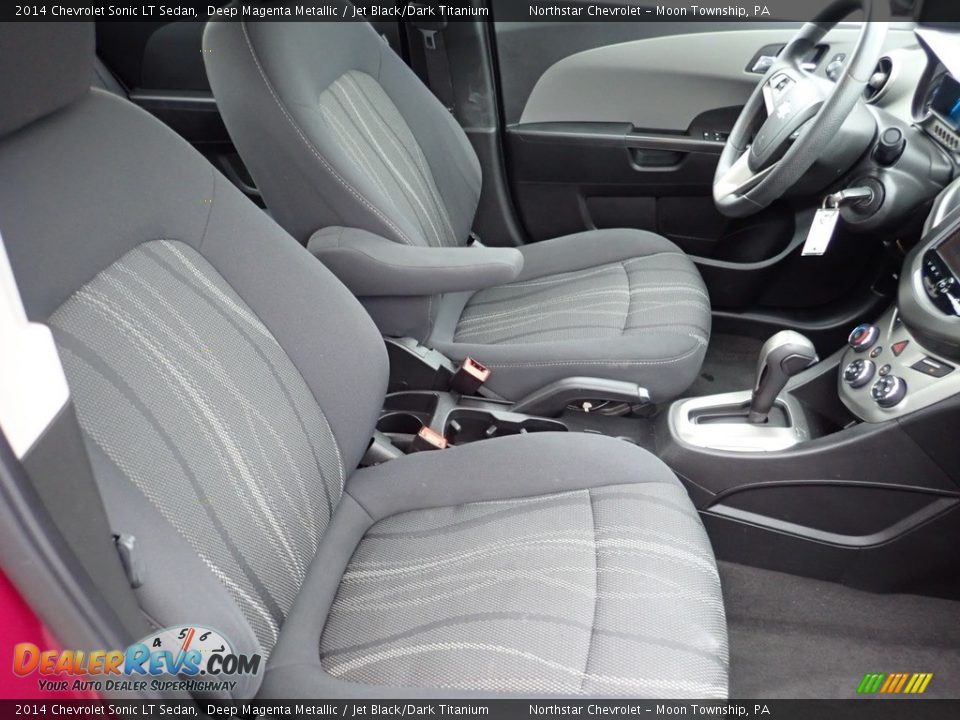2014 Chevrolet Sonic LT Sedan Deep Magenta Metallic / Jet Black/Dark Titanium Photo #15