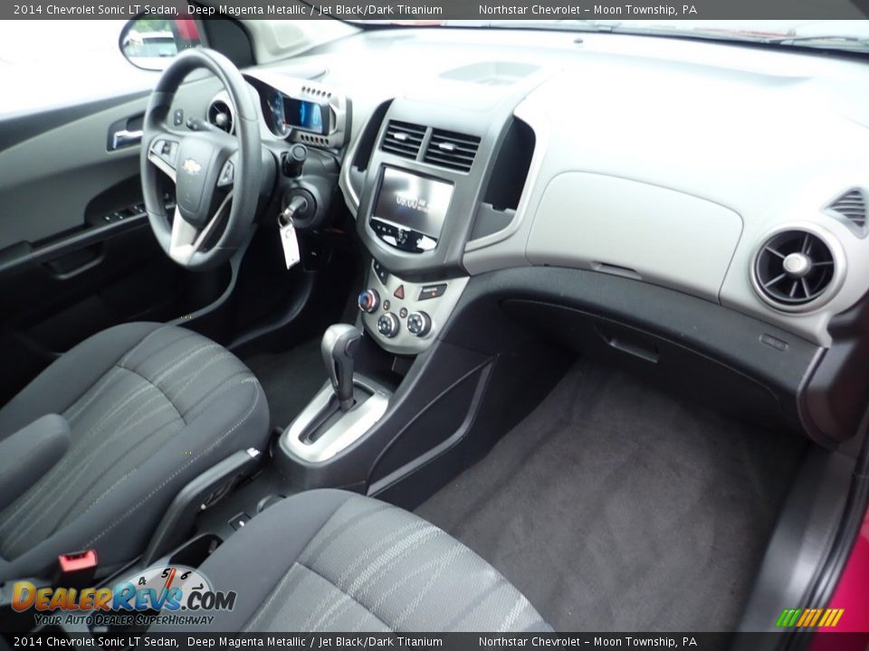 2014 Chevrolet Sonic LT Sedan Deep Magenta Metallic / Jet Black/Dark Titanium Photo #16