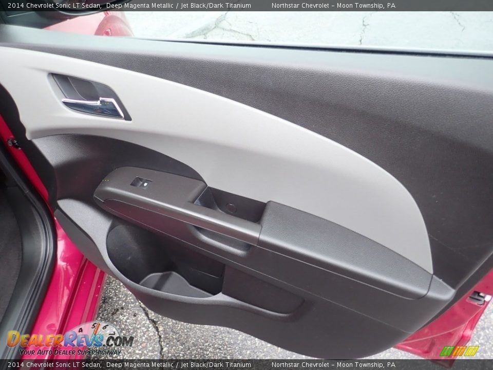 2014 Chevrolet Sonic LT Sedan Deep Magenta Metallic / Jet Black/Dark Titanium Photo #17