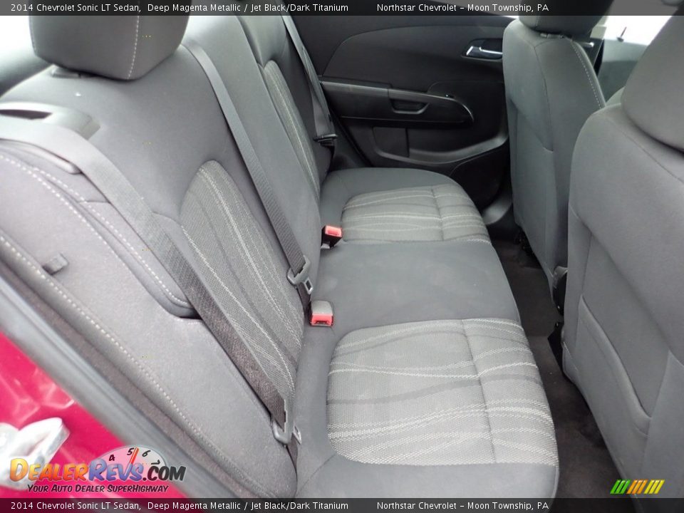 2014 Chevrolet Sonic LT Sedan Deep Magenta Metallic / Jet Black/Dark Titanium Photo #18