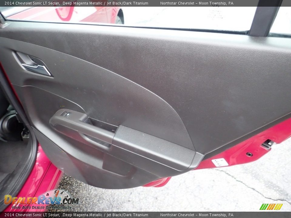 2014 Chevrolet Sonic LT Sedan Deep Magenta Metallic / Jet Black/Dark Titanium Photo #19