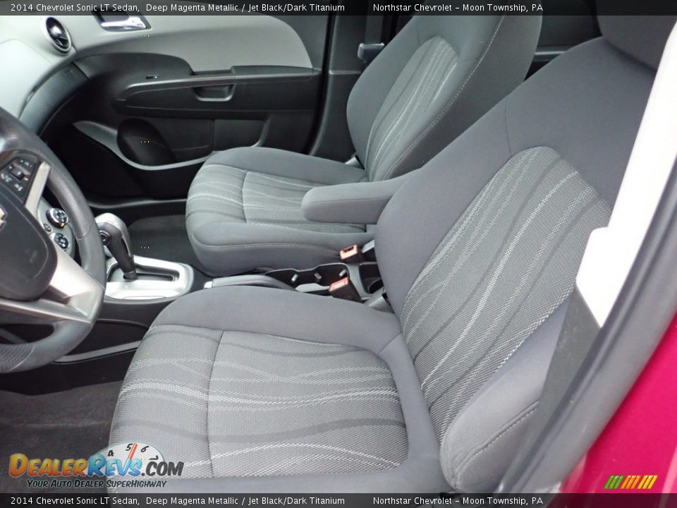 2014 Chevrolet Sonic LT Sedan Deep Magenta Metallic / Jet Black/Dark Titanium Photo #20