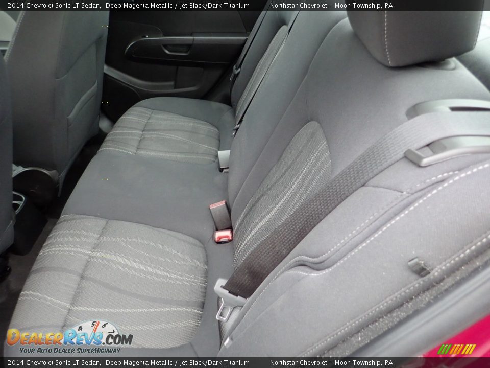 2014 Chevrolet Sonic LT Sedan Deep Magenta Metallic / Jet Black/Dark Titanium Photo #21