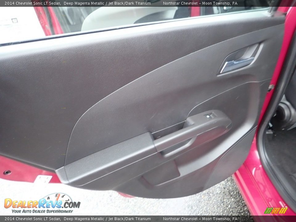 2014 Chevrolet Sonic LT Sedan Deep Magenta Metallic / Jet Black/Dark Titanium Photo #23