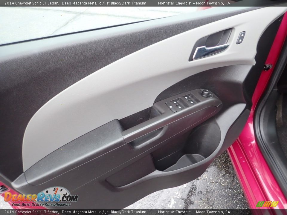 2014 Chevrolet Sonic LT Sedan Deep Magenta Metallic / Jet Black/Dark Titanium Photo #24