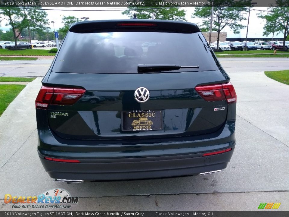 2019 Volkswagen Tiguan SE 4MOTION Dark Moss Green Metallic / Storm Gray Photo #5