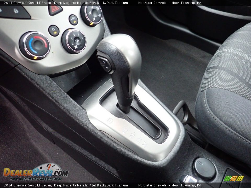 2014 Chevrolet Sonic LT Sedan Deep Magenta Metallic / Jet Black/Dark Titanium Photo #25