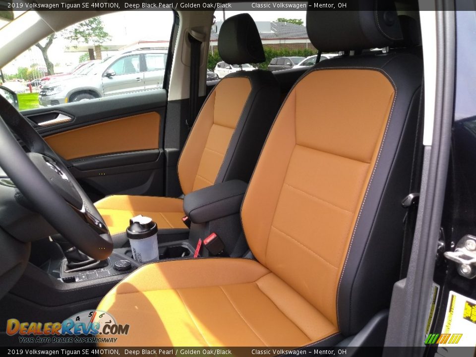 2019 Volkswagen Tiguan SE 4MOTION Deep Black Pearl / Golden Oak/Black Photo #3
