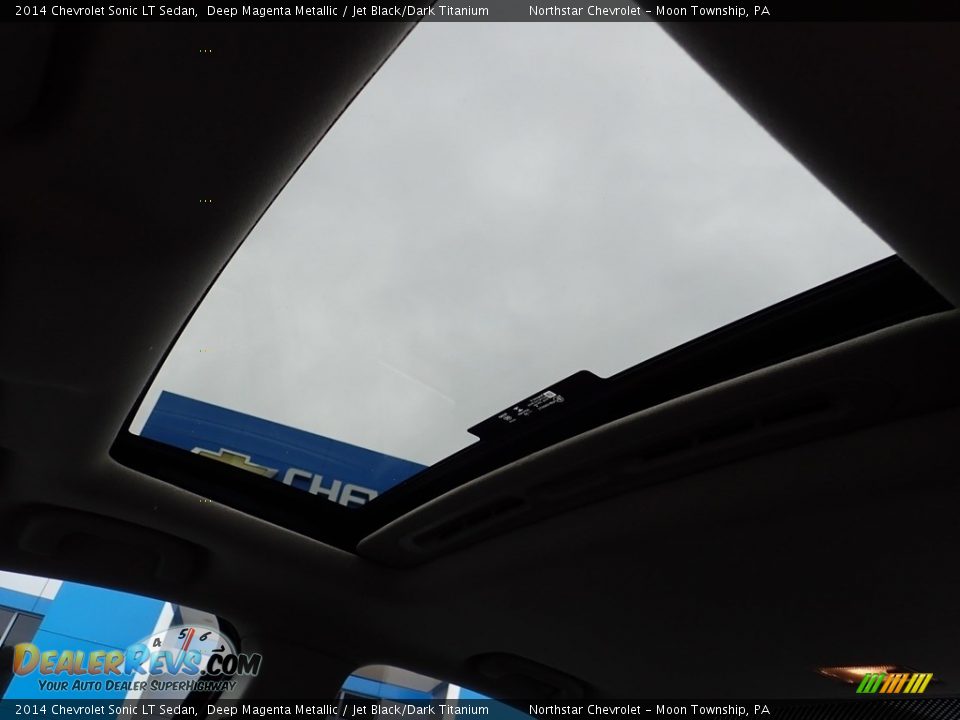 2014 Chevrolet Sonic LT Sedan Deep Magenta Metallic / Jet Black/Dark Titanium Photo #27