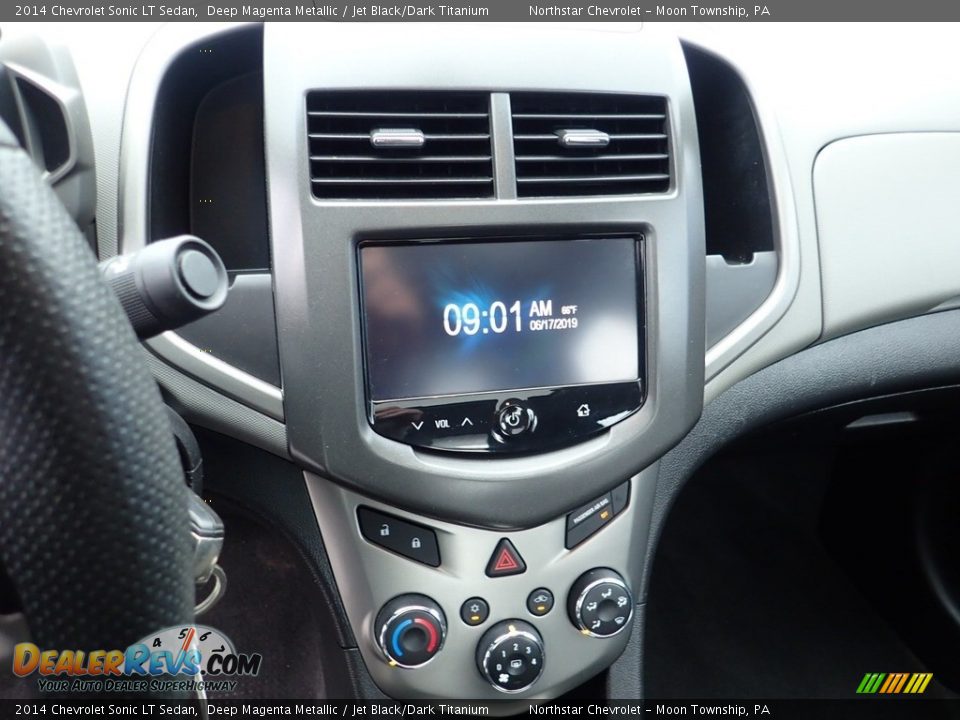 2014 Chevrolet Sonic LT Sedan Deep Magenta Metallic / Jet Black/Dark Titanium Photo #28