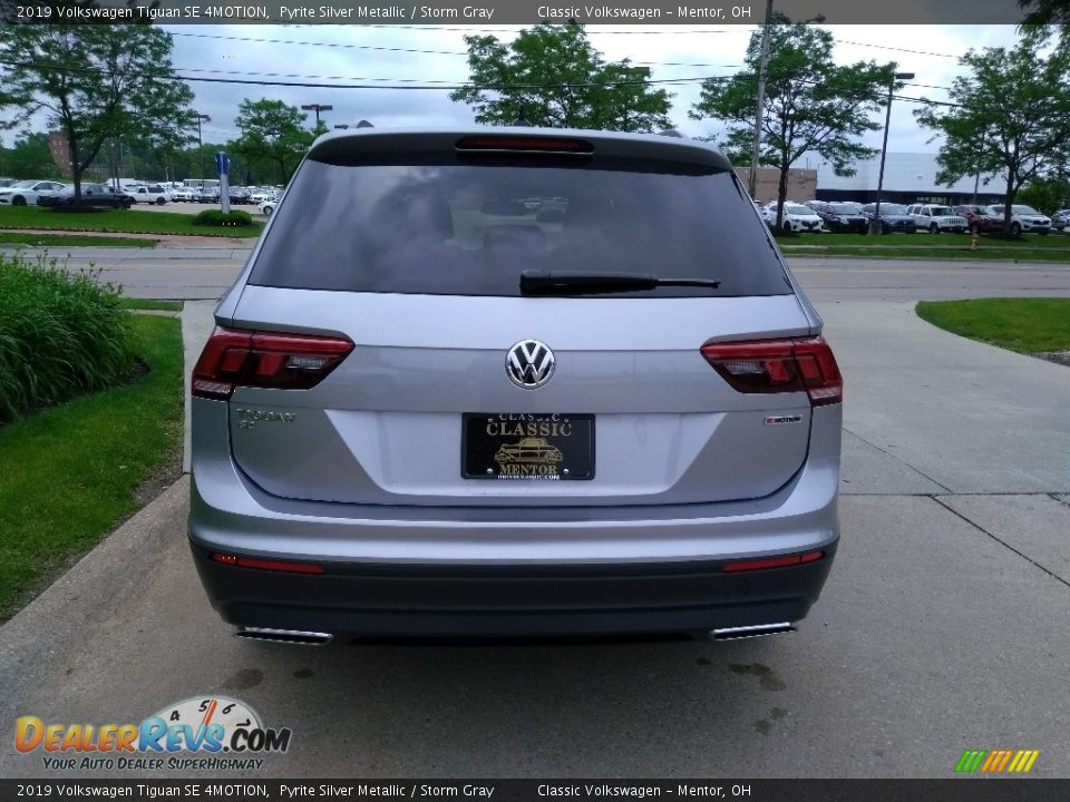 2019 Volkswagen Tiguan SE 4MOTION Pyrite Silver Metallic / Storm Gray Photo #5