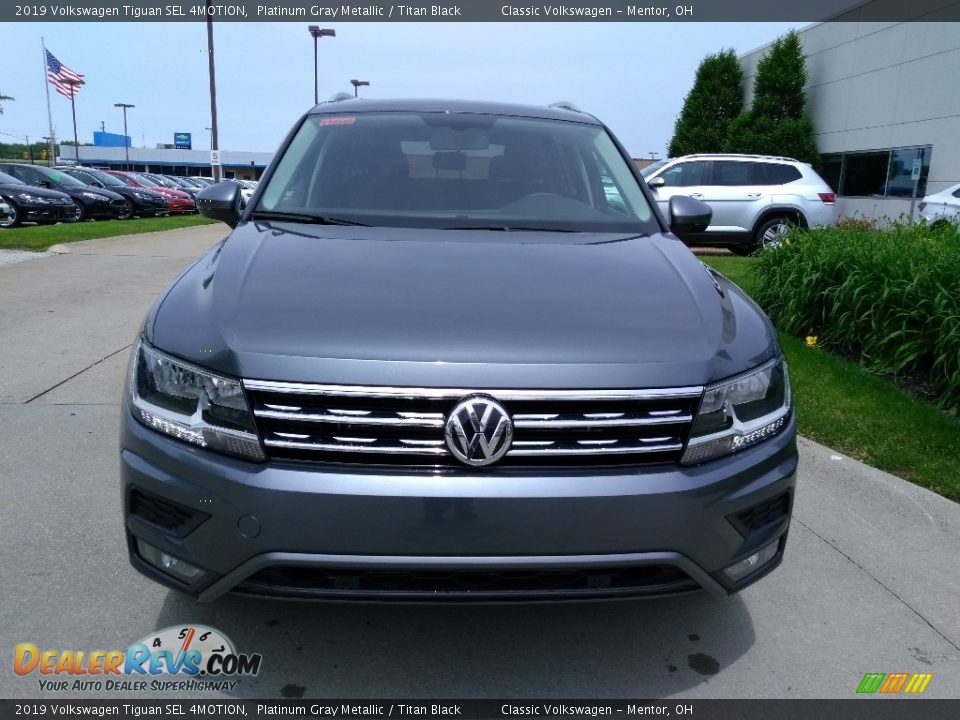 2019 Volkswagen Tiguan SEL 4MOTION Platinum Gray Metallic / Titan Black Photo #2