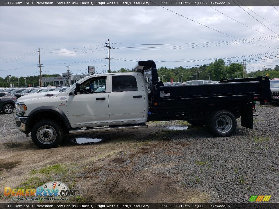 2019 Ram 5500 Tradesman Crew Cab 4x4 Chassis Bright White / Black/Diesel Gray Photo #3