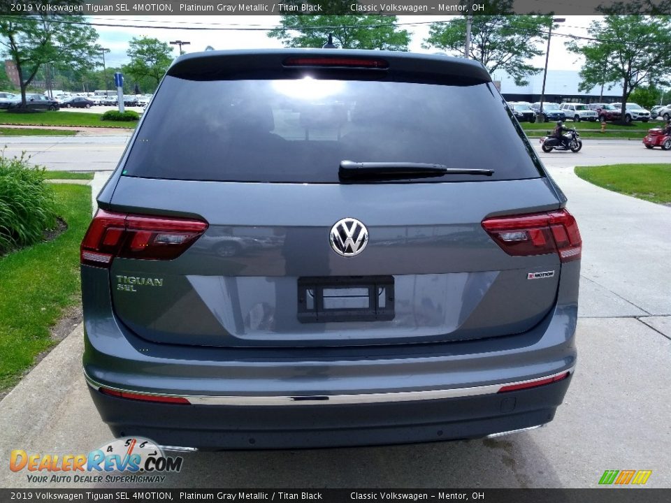 2019 Volkswagen Tiguan SEL 4MOTION Platinum Gray Metallic / Titan Black Photo #5