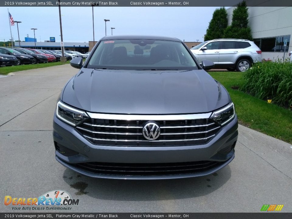 2019 Volkswagen Jetta SEL Platinum Gray Metallic / Titan Black Photo #2