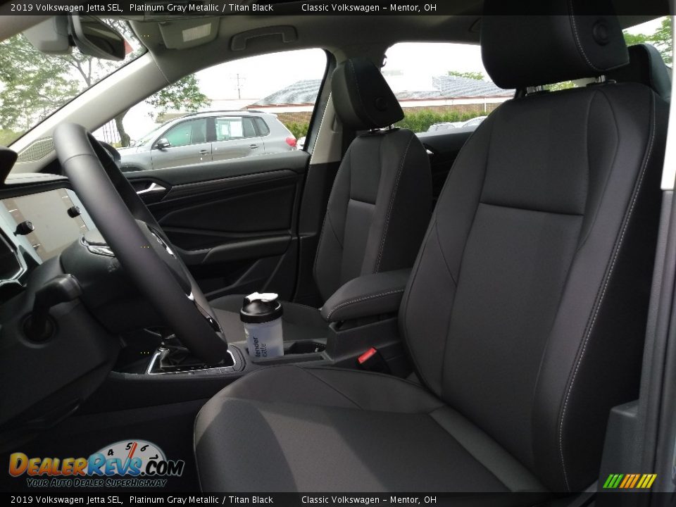 2019 Volkswagen Jetta SEL Platinum Gray Metallic / Titan Black Photo #3