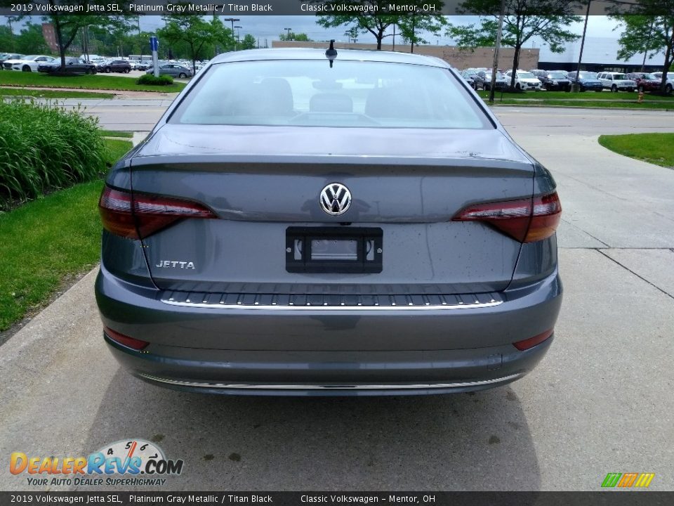 2019 Volkswagen Jetta SEL Platinum Gray Metallic / Titan Black Photo #5