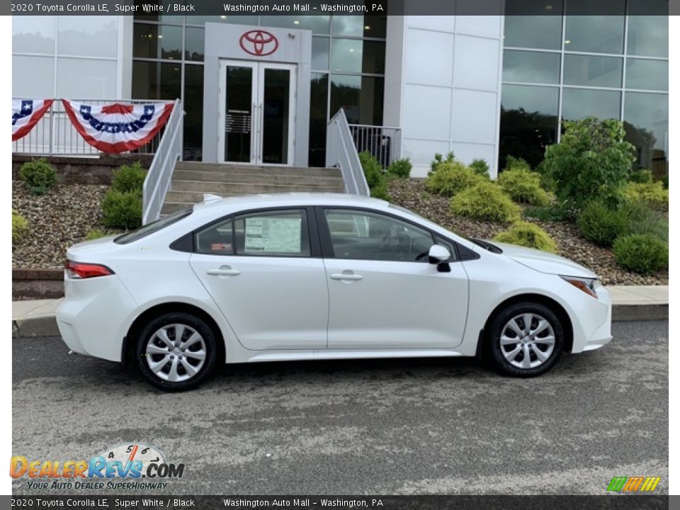 2020 Toyota Corolla LE Super White / Black Photo #1
