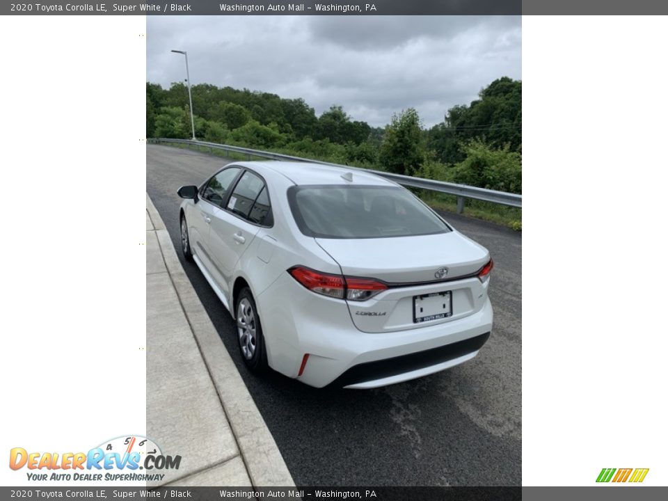 2020 Toyota Corolla LE Super White / Black Photo #5