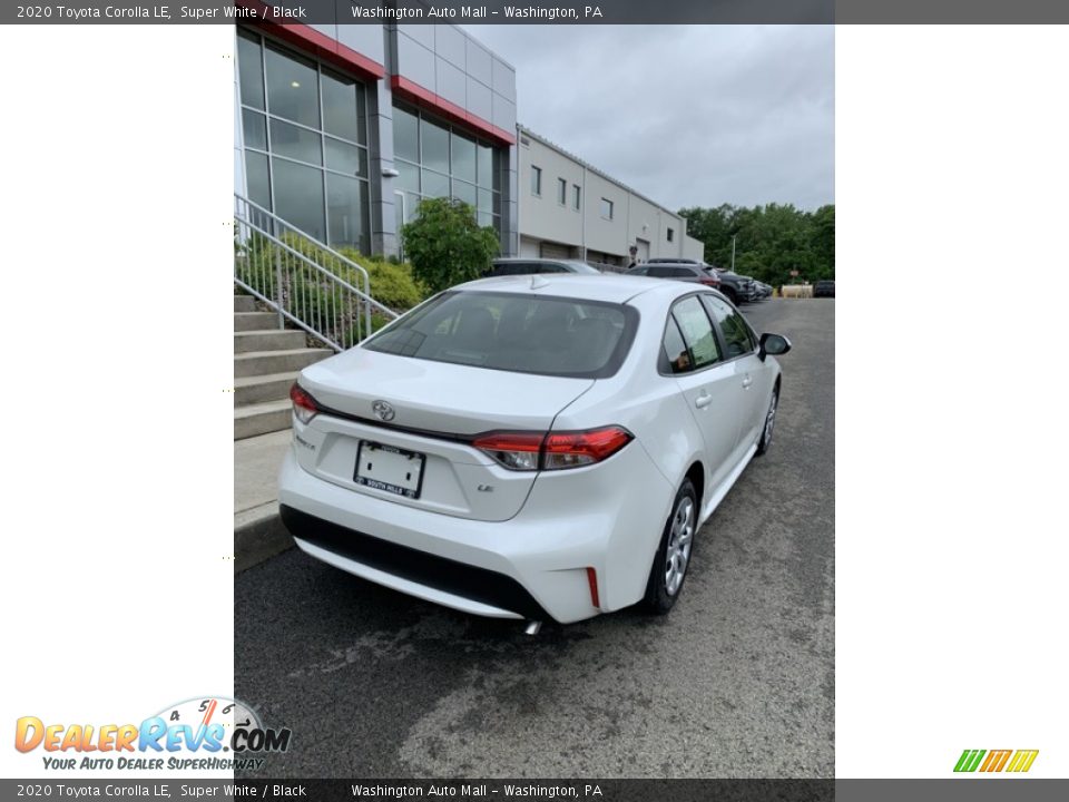 2020 Toyota Corolla LE Super White / Black Photo #7