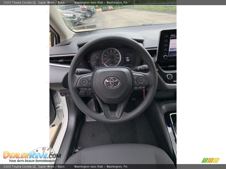 2020 Toyota Corolla LE Super White / Black Photo #10