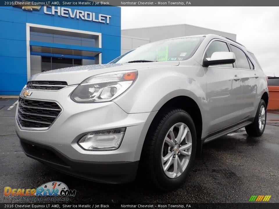 2016 Chevrolet Equinox LT AWD Silver Ice Metallic / Jet Black Photo #2