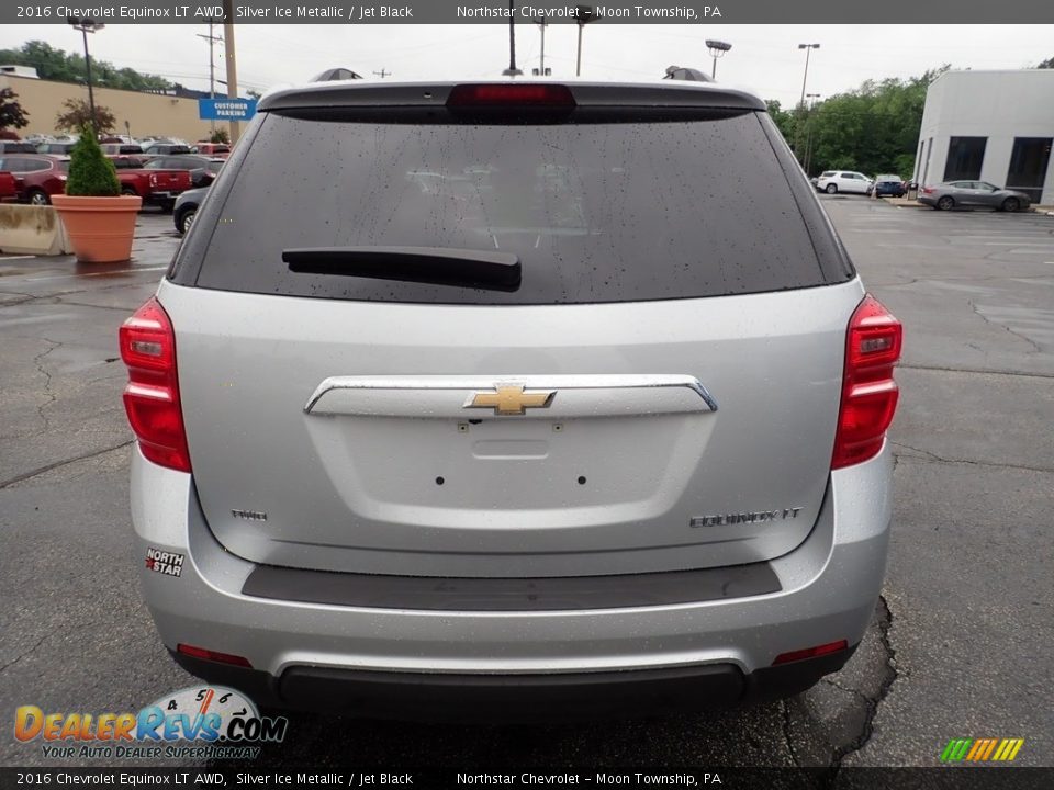 2016 Chevrolet Equinox LT AWD Silver Ice Metallic / Jet Black Photo #6