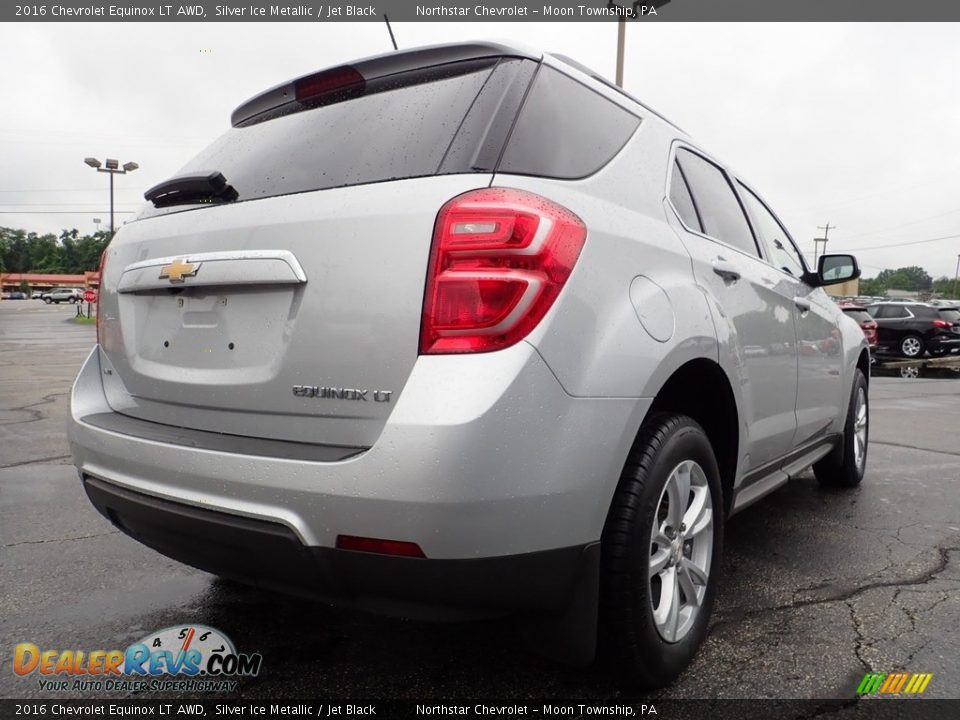 2016 Chevrolet Equinox LT AWD Silver Ice Metallic / Jet Black Photo #8
