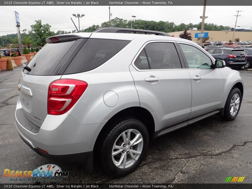 2016 Chevrolet Equinox LT AWD Silver Ice Metallic / Jet Black Photo #9