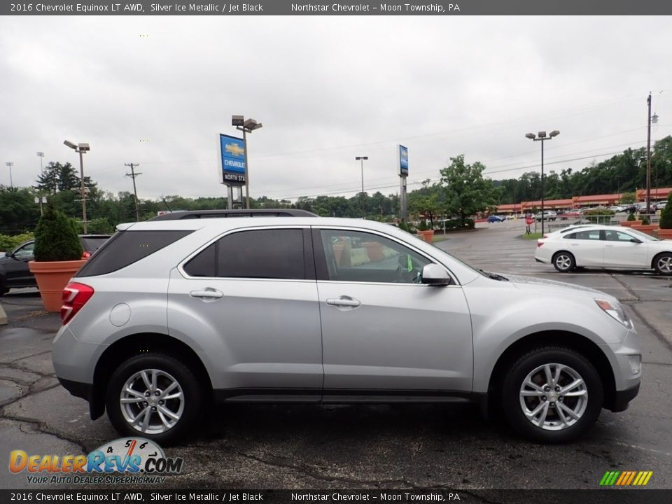 2016 Chevrolet Equinox LT AWD Silver Ice Metallic / Jet Black Photo #10