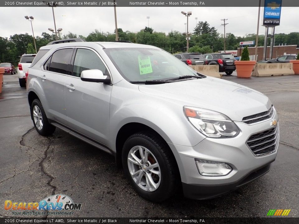 2016 Chevrolet Equinox LT AWD Silver Ice Metallic / Jet Black Photo #11