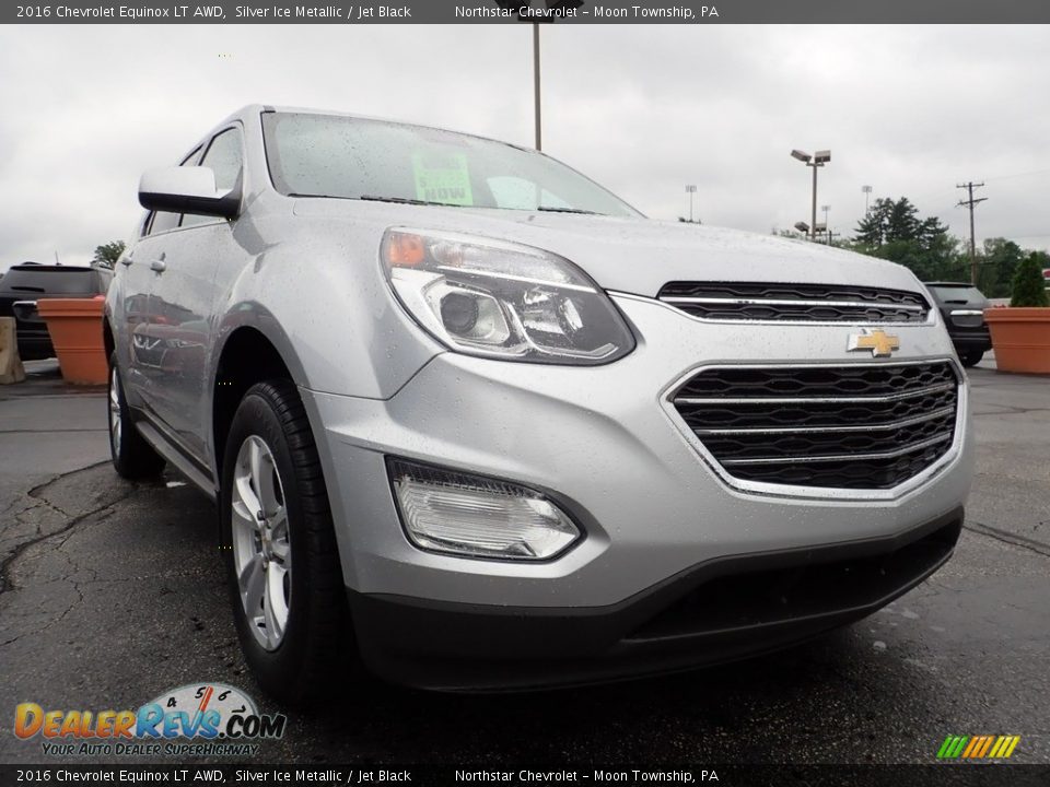 2016 Chevrolet Equinox LT AWD Silver Ice Metallic / Jet Black Photo #12