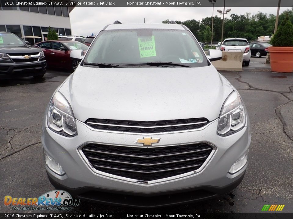 2016 Chevrolet Equinox LT AWD Silver Ice Metallic / Jet Black Photo #13