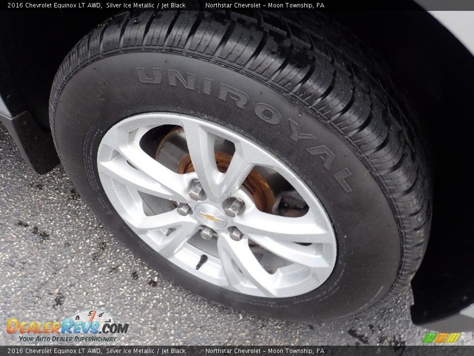 2016 Chevrolet Equinox LT AWD Silver Ice Metallic / Jet Black Photo #14