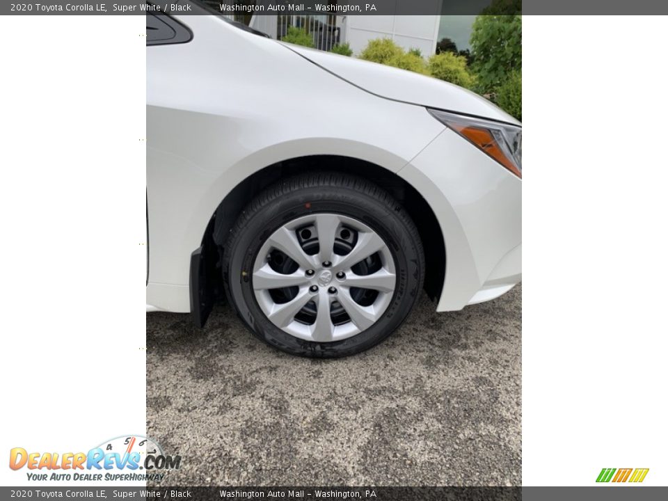 2020 Toyota Corolla LE Super White / Black Photo #34