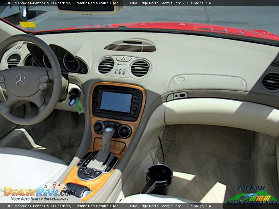 2003 Mercedes-Benz SL 500 Roadster Firemist Red Metallic / Ash Photo #18