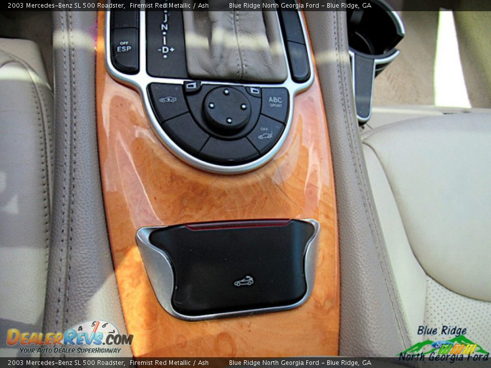 2003 Mercedes-Benz SL 500 Roadster Firemist Red Metallic / Ash Photo #23