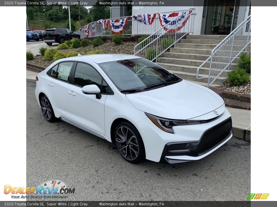 2020 Toyota Corolla SE Super White / Light Gray Photo #1