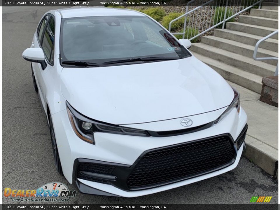 2020 Toyota Corolla SE Super White / Light Gray Photo #2